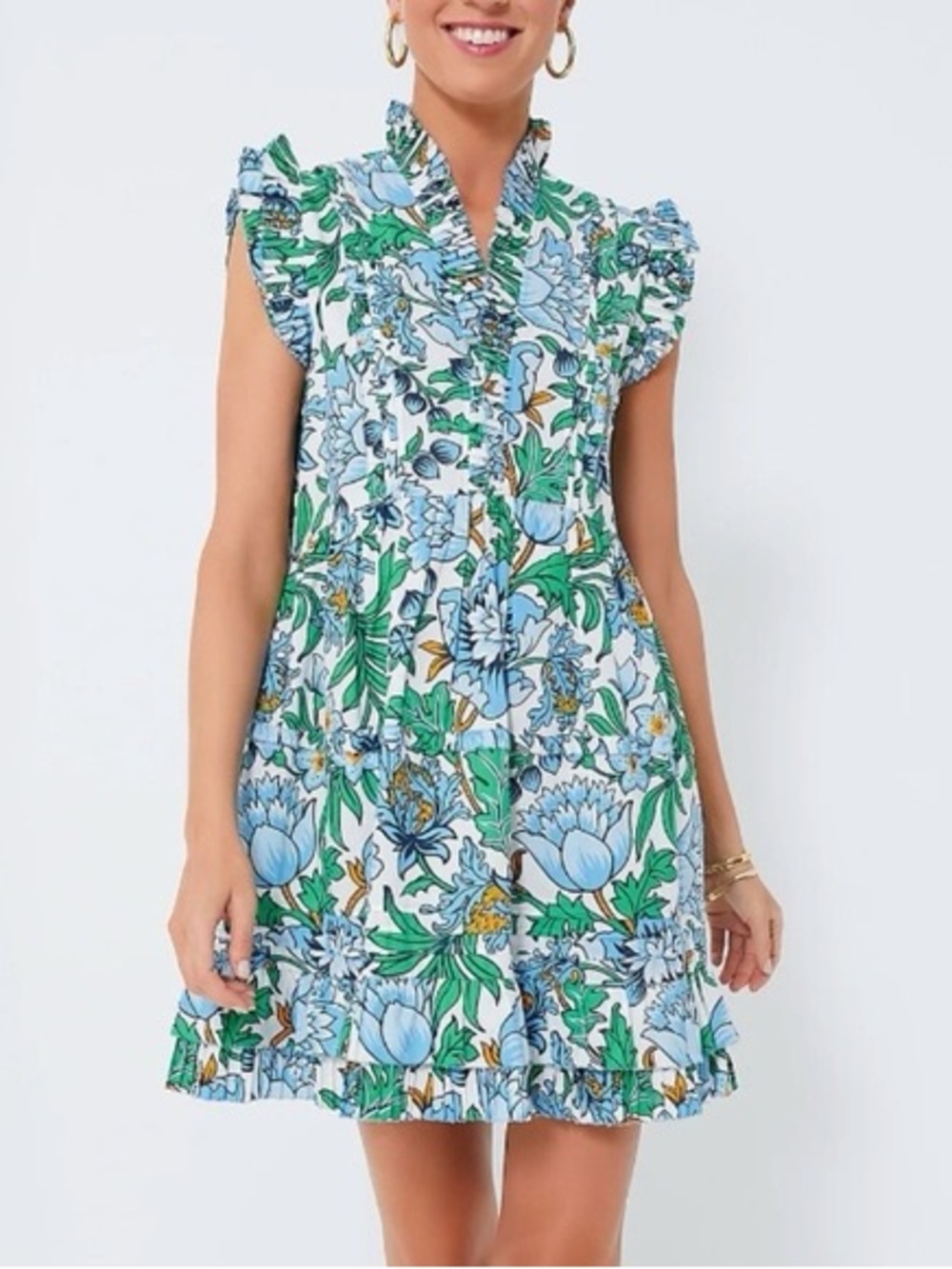 Lady Boutique BD
Pleated Flounce Sleeve Mini
Dress Size S